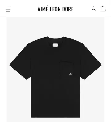 신상 Aime Leon Dore 로고 포켓T 티셔츠 에메 레온도레