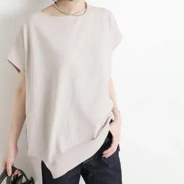 IENA 코튼 스트레치 NEO 와이드 크루 풀오버