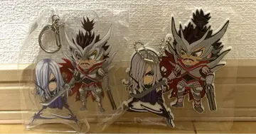 전국 BASARA 아크릴 키링 러버 키링 오다 노부나가 아케치 미츠히데