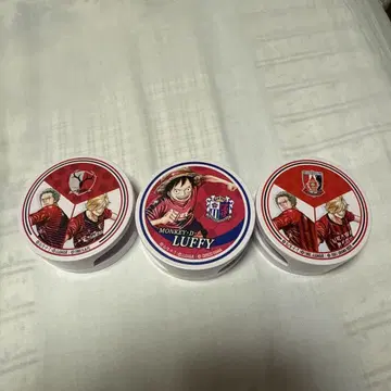 원피스 축구 콜라보 클립 마그넷 3개 세트 ONE PIECE