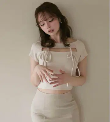 andmary Bebe ribbon tops
