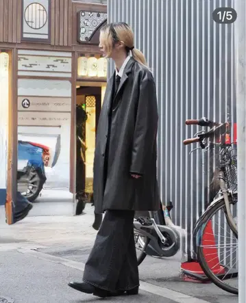 라드 뮤지션 25ss 12oz 데님 플레어 팬츠