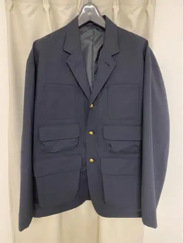 [새상품급] Beams 3단계 포켓 블레이저 자켓 S 사이즈