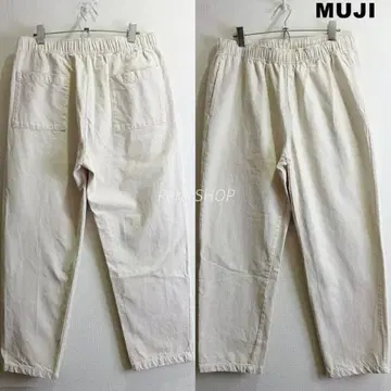 새상품급 무인양품 코튼 이지 팬츠 [ M~L ] 아이보리 무인양품