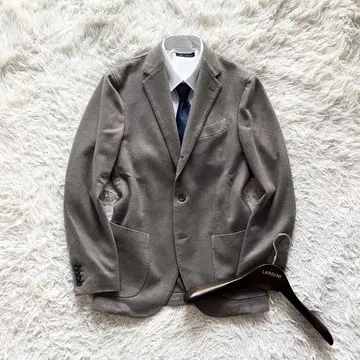 [새상품급] LARDINI 캐시미어 100% 그레이지 자켓 사이즈 46