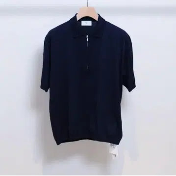 HERILL) COTTONCASHMERE POLO - NAVY 1