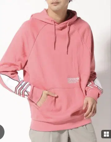 adidas Originals 트리코롤 트레포일 후드티 XL