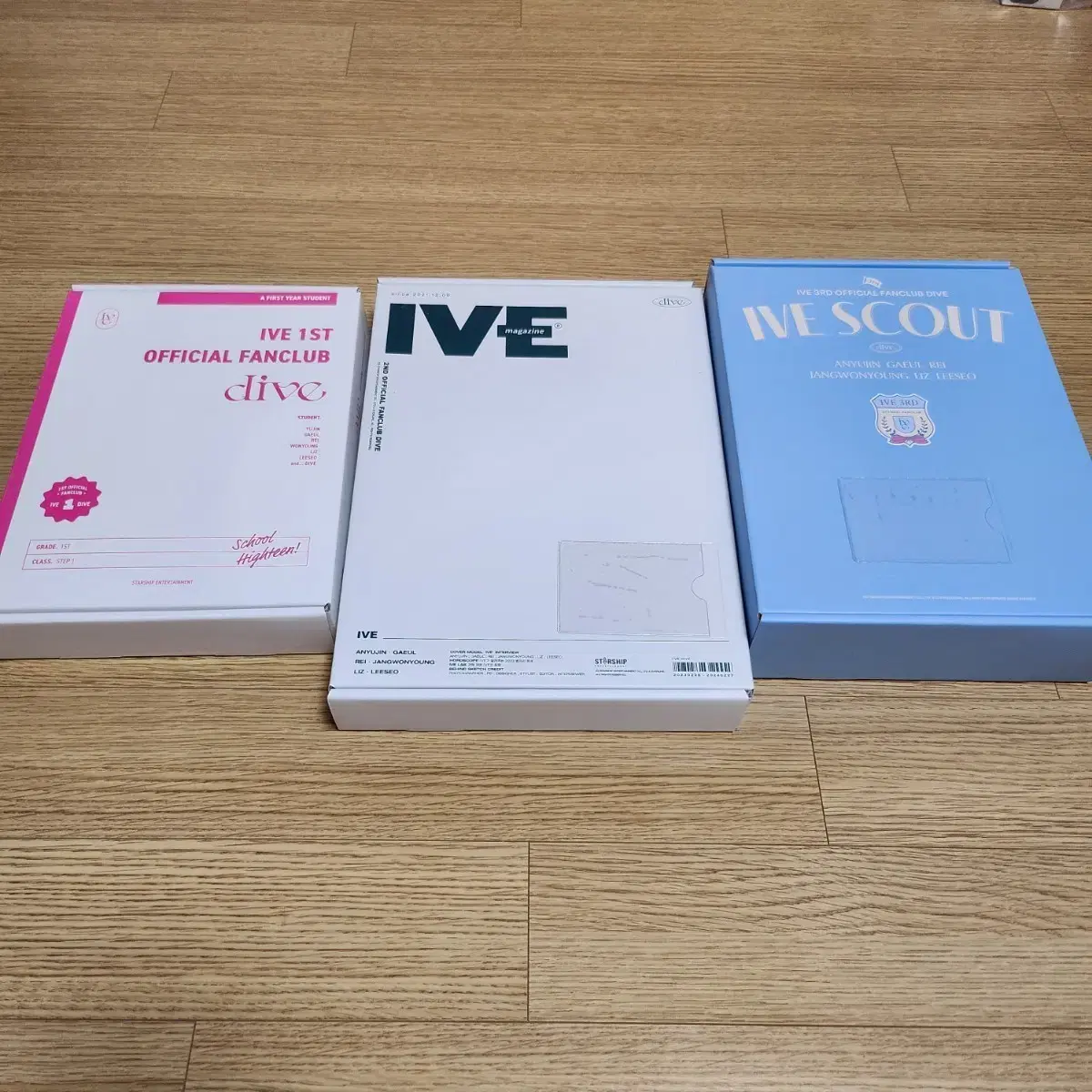 IVE 1ST 2ST OFFICIAL FANCLUB dive セット IVE 2nd Official Fanclub Dive Full Set Kit + Free Track | eBay