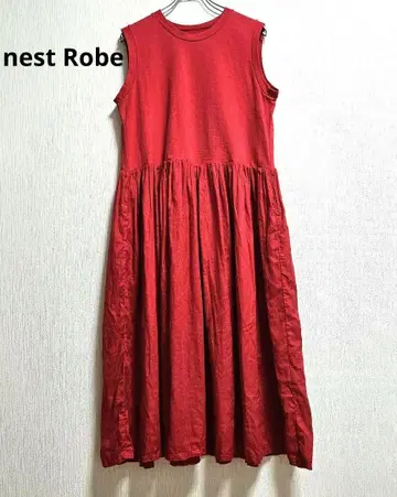 네스트로브 코튼 린넨 롱 원피스 nest Robe