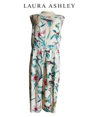 LAURA ASHLEY 로라 애슐리 원피스 실크 혼방 꽃무늬