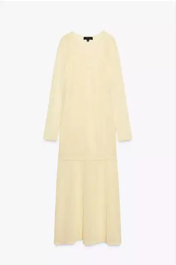 ZARA 더블 레이어 니트 콤비 원피스
