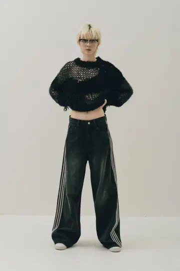 THETOE Emirates Track Denim Pants