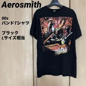 Aerosmith 에어로스미스 00s 2009 밴드 티셔츠 블랙