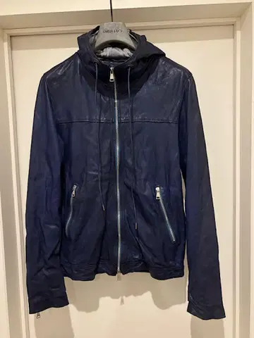 GIORGIO BRATO 조르지오 브라토 18SS 램 가죽 라이더 후드티