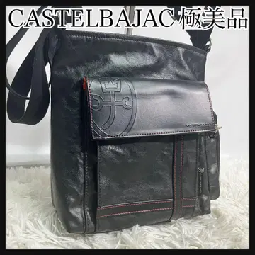 [컨디션 최상] CASTELBAJAC 블랙 숄더백 다기능 블랙