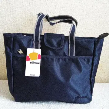 [새상품] ellesse 네이비 토트백 세로 27 가로 31 폭 10cm