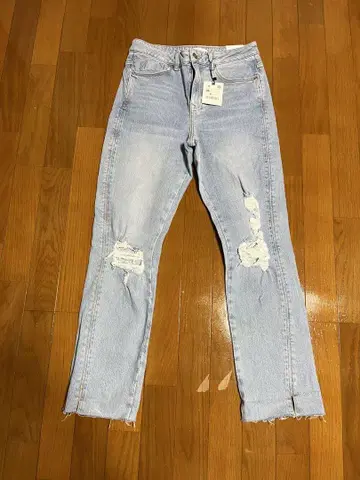 zara 데미지 데님 팬츠 36