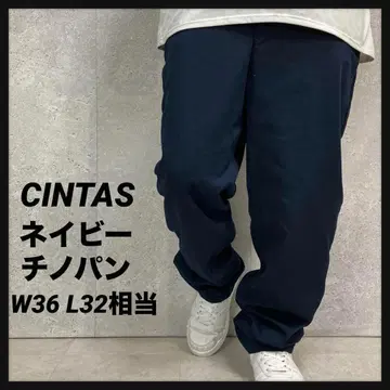 CINTAS 신타스 네이비 치노 팬츠 워크 팬츠 구제 W36 L32 상당