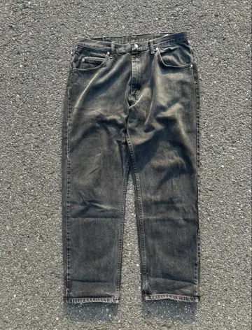 랭글러 Wrangler 블랙 데님 청바지