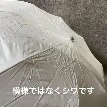 [미사용품] mabu 장미 프린트 화이트 접이식 우산 우천 겸용