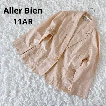 Aller Bien 알라빈 린넨 혼방 자켓 옅은 오렌지 11AR