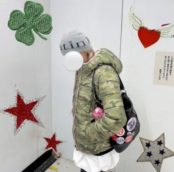 GAP 카모플라쥬 패턴 다운 자켓 kids XXL regular