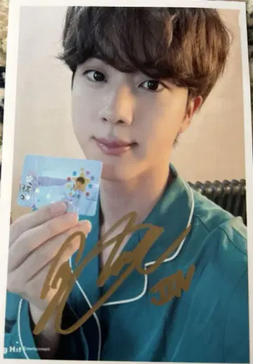 BTSJINBE 컨셉 포토 친필 사인 2L 사이즈