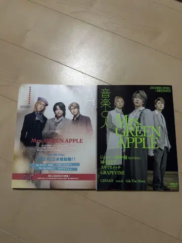 Mrs. GREEN APPLE 잡지 음악과 사람