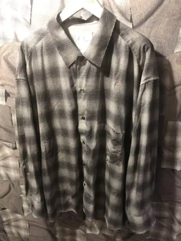 ANCELLM 안셀름 OMBRECHECK SHIRT