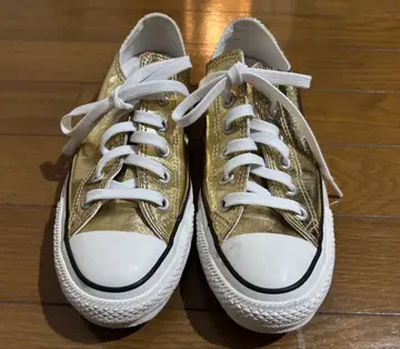 CONVERSE ALL STAR 골드 스니커즈