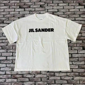 JIL SANDER 질 샌더 로고 프린트 코튼 저지 T셔츠