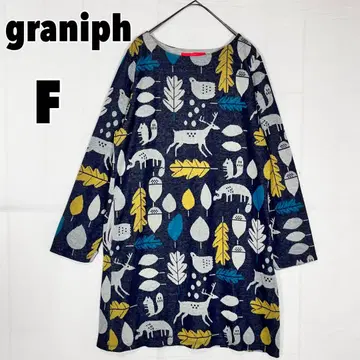 graniph 그라니프 숲 속 동물 동동이 원피스 튜닉