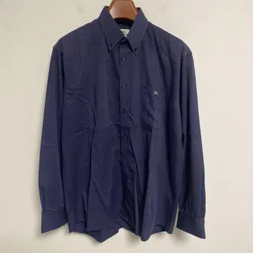LACOSTE 라코스테 네이비 버튼 다운 셔츠 가슴 포켓 부착 XL