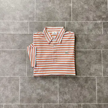 LACOSTE 라코스테 보더 피케 셔츠 4 오렌지