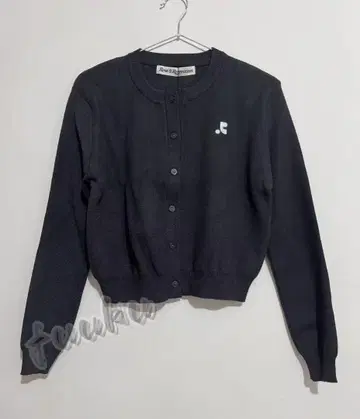 한국 Rest & Recreation 다크 그레이 가디건