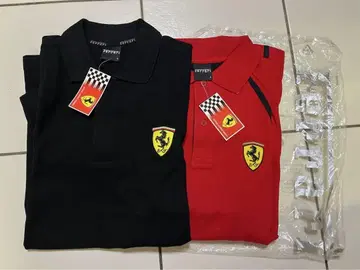 [택 포함 새상품] Ferrari 페라리 남성용 피케 셔츠