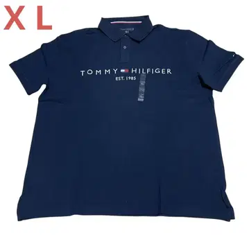 미사용 새상품 TOMMY HILFIGER 네이비 피케 셔츠 XL