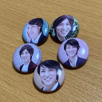 야마우치 케이스케 캔뱃지 5개 세트