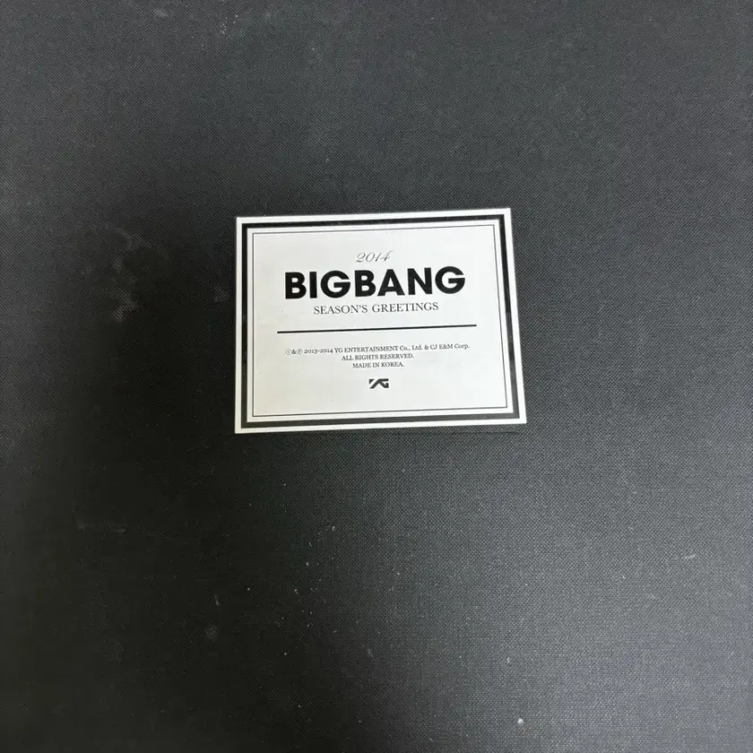 BIGBANG スンリ V.I 直筆 SEASON'S GREETINGS 最安挑戦！ BIGBANG スンリ V.I 直筆 SEASON´S GREETINGS K-POP