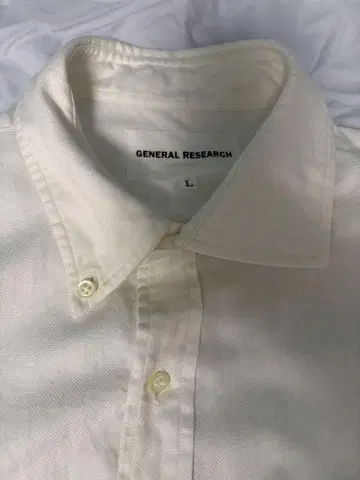 초초기 GENERAL RESEARCH 옷깃 차이 L 사이즈