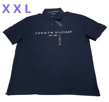 미사용 새상품 TOMMY HILFIGER 블랙 피케 셔츠 XXL
