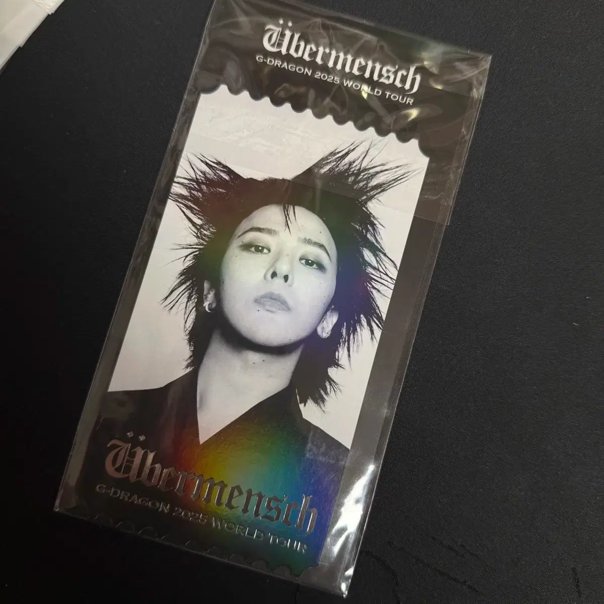 G-DRAGON | 지드래곤 G-dragon Übermensch Photo Ticket (Tokyo/Osaka