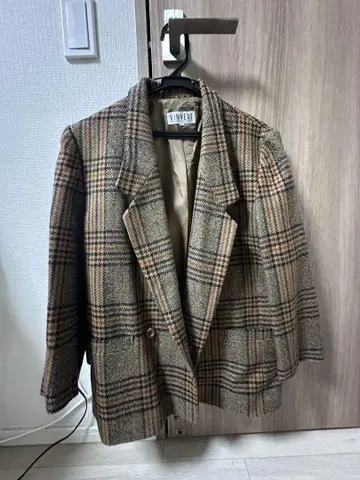 체크 무늬 자켓