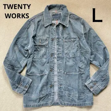 TWENTY WORKS 트웬티 웍스 데님 커버올 L
