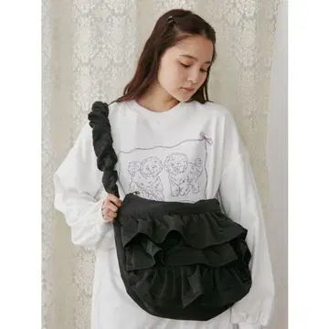merry jenny 셔링 숄더 프릴 bag