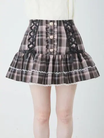Ank Rouge 스핀들 프릴 치마바지