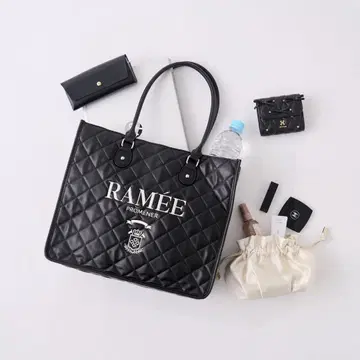 WEB 한정/퀼팅 자수 토트백