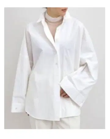 GENTLE WOMEN SHIRTS 화이트 라빠르망