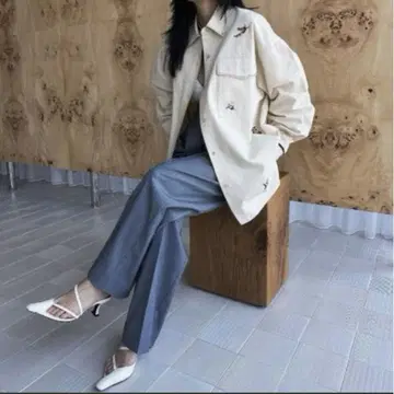 아메리빈티지 REFINE DOUBLE TUCK PANTS