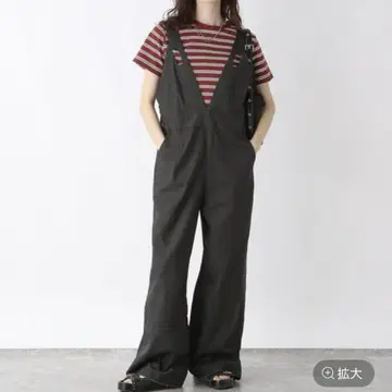 JEANASIS 리메이크 워크 멜빵바지